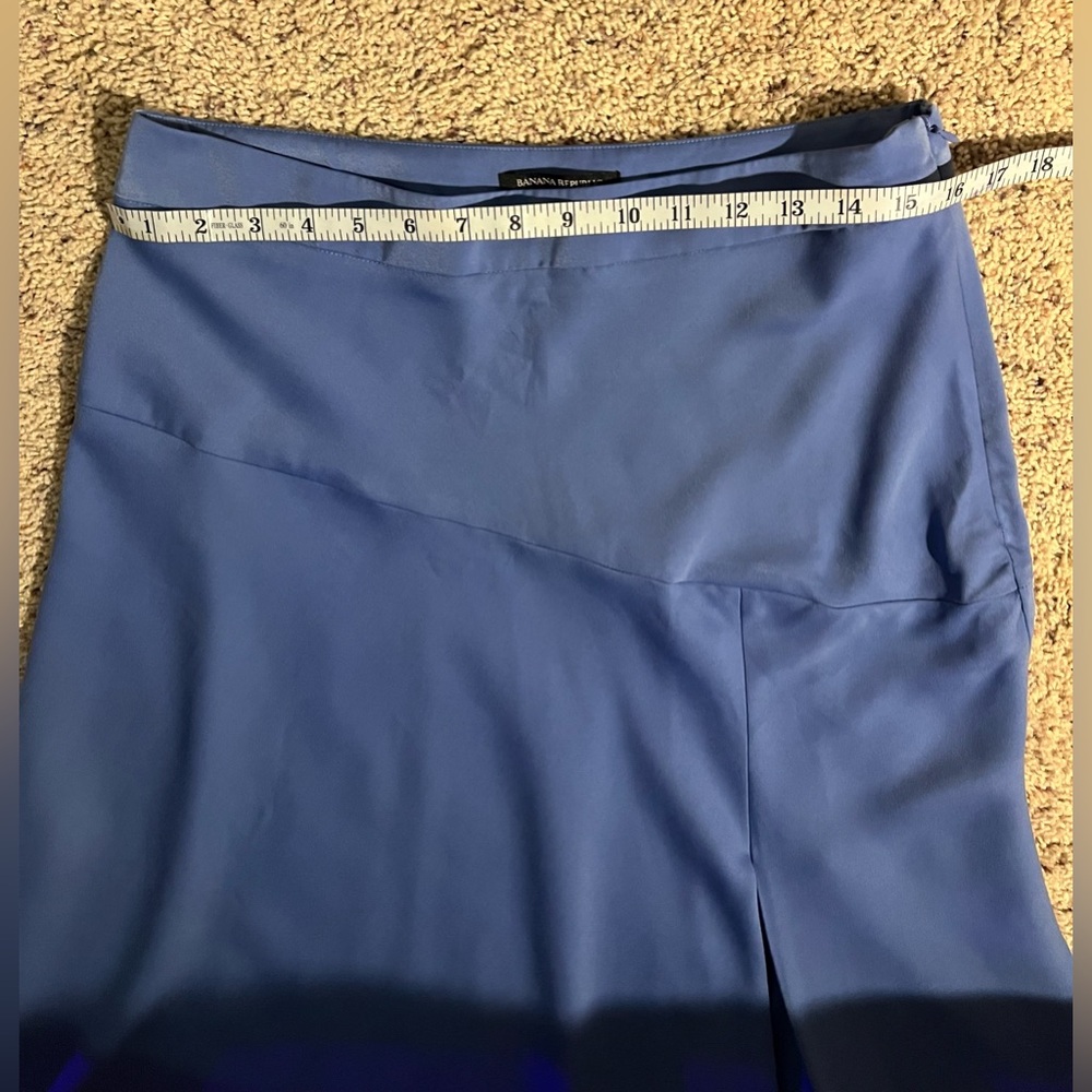 Banana Republic satin Blue maxi Skirt - Picture 3 of 6